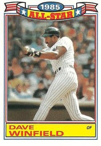 #8 Dave Winfield - New York Yankees - 1986 Topps Baseball - Glossy All-Stars