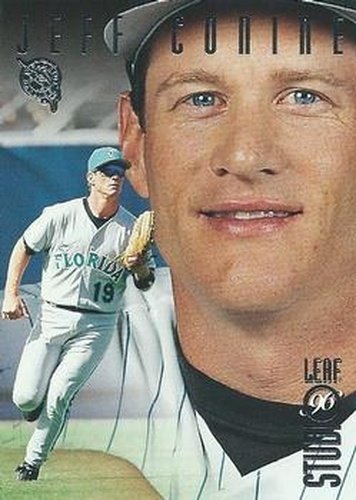 #8 Jeff Conine - Florida Marlins - 1996 Studio Baseball