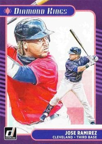 #8 Jose Ramirez - Cleveland Indians - 2021 Donruss Baseball