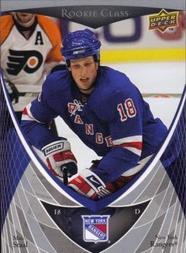 #8 Marc Staal - New York Rangers - 2007-08 Upper Deck Rookie Class Box Set Hockey