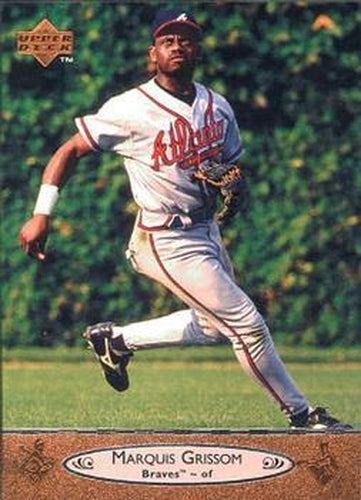 #8 Marquis Grissom - Atlanta Braves - 1996 Upper Deck Baseball
