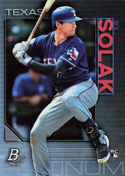 #8 Nick Solak - Texas Rangers - 2020 Bowman Platinum Baseball