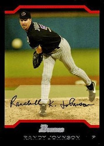 #8 Randy Johnson - Arizona Diamondbacks - 2004 Bowman Baseball