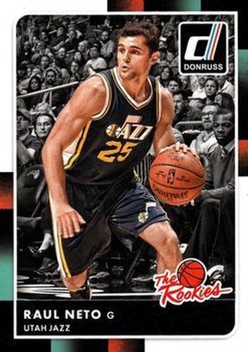 #8 Raul Neto - Utah Jazz - 2015-16 Donruss - The Rookies Basketball