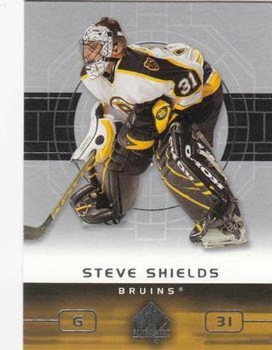 #8 Steve Shields - Boston Bruins - 2002-03 SP Authentic Hockey