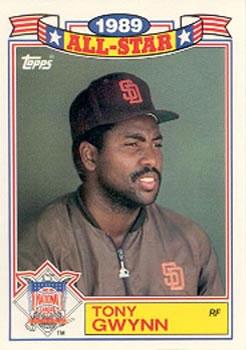 #8 Tony Gwynn - San Diego Padres - 1990 Topps Baseball - Glossy All-Stars