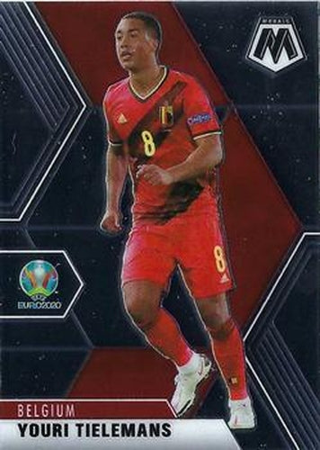 #8 Youri Tielemans - Belgium - 2021 Panini Mosaic UEFA EURO Soccer