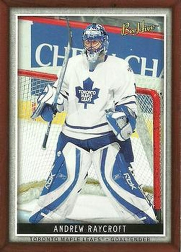 #8 Andrew Raycroft - Toronto Maple Leafs - 2006-07 Upper Deck Beehive Hockey