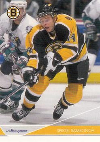 #8 Sergei Samsonov - Boston Bruins - 2003-04 In The Game Toronto Star Hockey