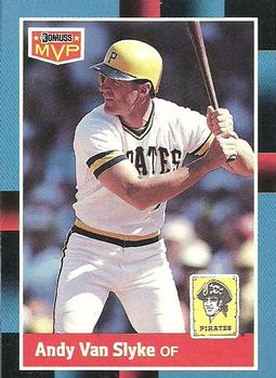 #BC-8 Andy Van Slyke - Pittsburgh Pirates - 1988 Donruss Baseball - Bonus MVP's