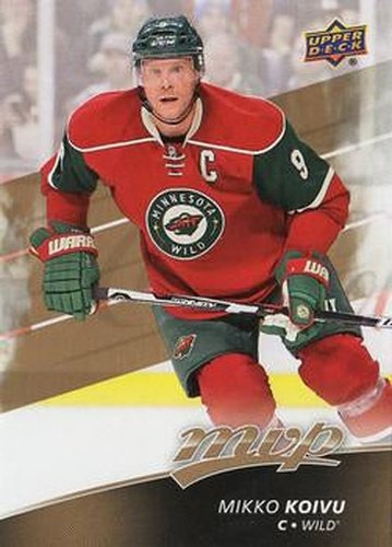 #8 Mikko Koivu - Minnesota Wild - 2017-18 Upper Deck MVP Hockey