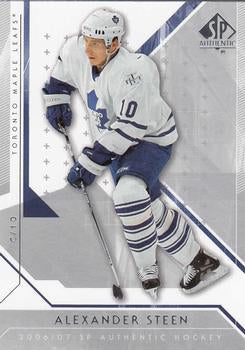 #8 Alexander Steen - Toronto Maple Leafs - 2006-07 SP Authentic Hockey