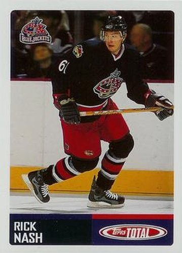 #TTC8 Rick Nash - Columbus Blue Jackets - 2002-03 Topps Total Hockey - Team Checklists