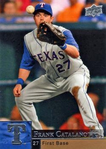 #904 Frank Catalanotto - Texas Rangers - 2009 Upper Deck Baseball