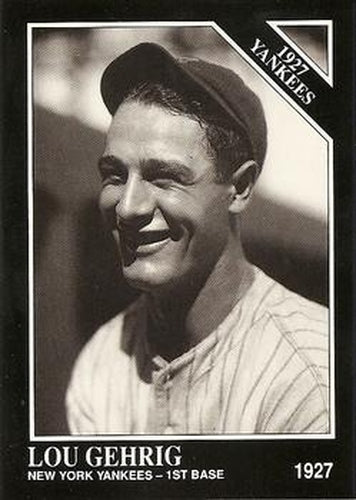 #111 Lou Gehrig - New York Yankees - 1991 Conlon Collection TSN Baseball