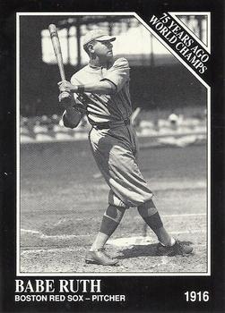 #145 Babe Ruth - Boston Red Sox - 1991 Conlon Collection TSN Baseball