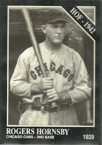 #1 Rogers Hornsby - Chicago Cubs - 1991 Conlon Collection TSN Baseball