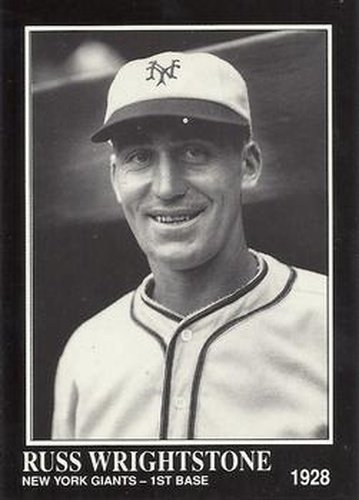 #238 Russ Wrightstone - New York Giants - 1991 Conlon Collection TSN Baseball