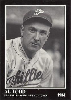 #239 Al Todd - Philadelphia Phillies - 1991 Conlon Collection TSN Baseball