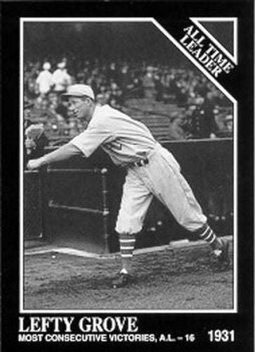 #255 Lefty Grove - Philadelphia Athletics - 1991 Conlon Collection TSN Baseball