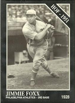 #2 Jimmie Foxx - Philadelphia Athletics - 1991 Conlon Collection TSN Baseball