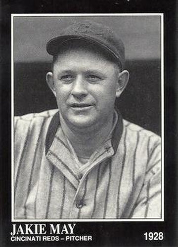 #319 Jakie May - Cincinnati Reds - 1991 Conlon Collection TSN Baseball