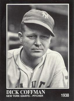 #321 Dick Coffman - New York Giants - 1991 Conlon Collection TSN Baseball