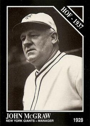 #65 John McGraw - New York Giants - 1991 Conlon Collection TSN Baseball