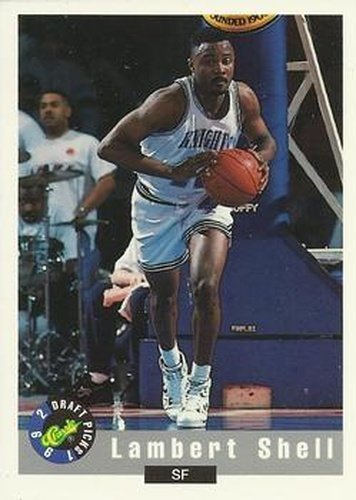 #90 Lambert Shell - Bridgeport Purple Knights - 1992 Classic Draft Basketball