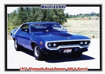 #90 1971 Plymouth Road Runner 440 6-Barrel - 1992 Collect-A-Card Muscle Cars