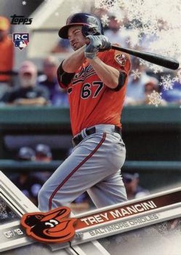 #HMW90 Trey Mancini - Baltimore Orioles - 2017 Topps Holiday Baseball