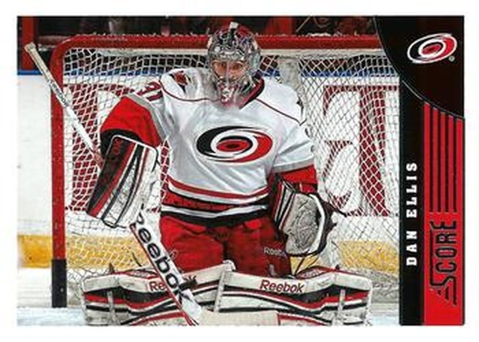 #90 Dan Ellis - Carolina Hurricanes - 2013-14 Score Hockey