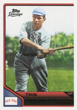 #90 Tris Speaker - Boston Red Sox - 2011 Topps Lineage Baseball