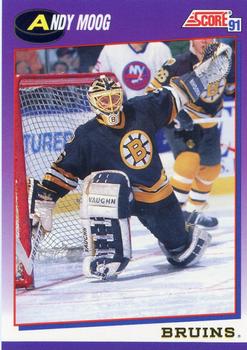#90 Andy Moog - Boston Bruins - 1991-92 Score American Hockey