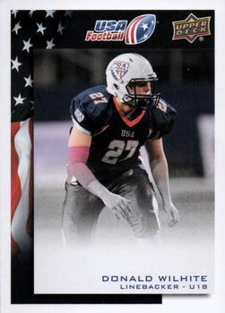 #90 Donald Wilhite - USA - 2014 Upper Deck USA Football