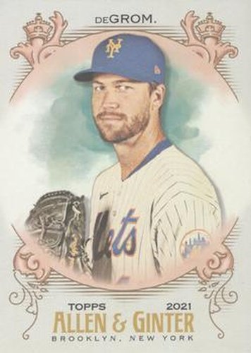 #90 Jacob deGrom - New York Mets - 2021 Topps Allen & Ginter Baseball