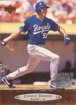 #90 Johnny Damon - Kansas City Royals - 1996 Upper Deck Baseball