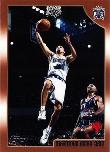 #90 Mahmoud Abdul-Rauf - Sacramento Kings - 1998-99 Topps Basketball