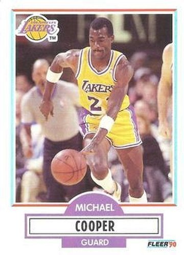 #90 Michael Cooper - Los Angeles Lakers - 1990-91 Fleer Basketball