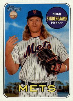 #90 Noah Syndergaard - New York Mets - 2018 Topps Heritage Baseball