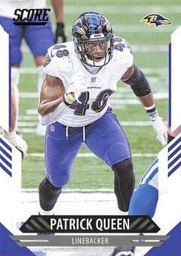#90 Patrick Queen - Baltimore Ravens - 2021 Score Football