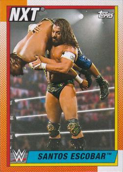 #90 Santos Escobar - 2021 Topps Heritage WWE Wrestling