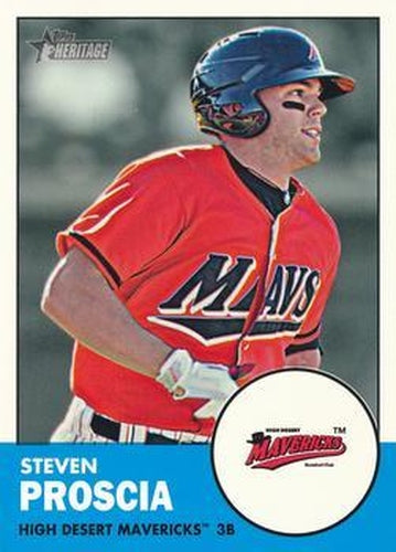 #90 Steven Proscia - High Desert Mavericks - 2012 Topps Heritage Minor League Baseball