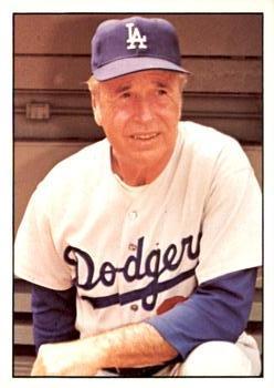 #90 Walt Alston - Los Angeles Dodgers - 1976 SSPC Baseball