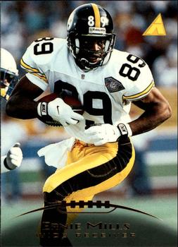 90 Ernie Mills - Pittsburgh Steelers - 1995 Pinnacle Football – Isolated  Cards