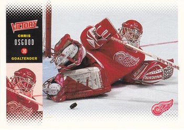 #90 Chris Osgood - Detroit Red Wings - 2000-01 Upper Deck Victory Hockey