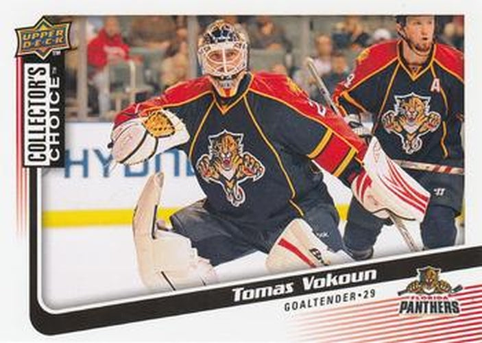 #90 Tomas Vokoun - Florida Panthers - 2009-10 Collector's Choice Hockey