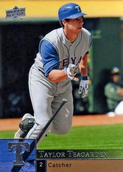 #911 Taylor Teagarden - Texas Rangers - 2009 Upper Deck Baseball