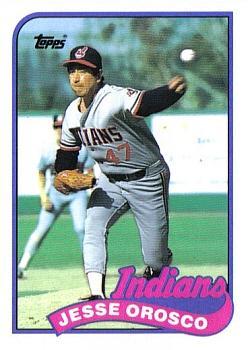 #91T Jesse Orosco - Cleveland Indians - 1989 Topps Traded Baseball