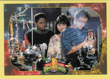 #91 Genius At Work - 1994 Collect-A-Card Power Rangers